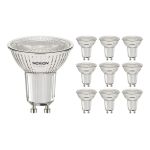 Multipack 10x Noxion LED Spot GU10 PAR16 4W 345lm 36D - 827 Extra Warm White | Dimmable - Replaces 50W